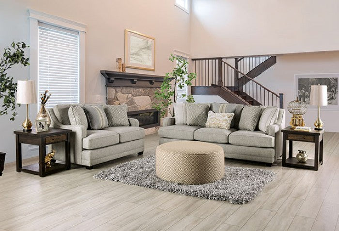 Stephney Gold/Gray Loveseat - SM8193-LV