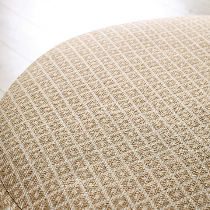 Stephney Gold/Gray Ottoman - SM8193-OT