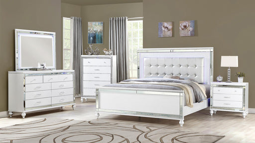 Sterling Queen 5 Pc Bedroom Set in White - Sterling Queen 5 Pc Bedroom Set in White