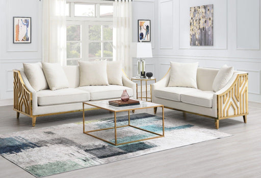 Stillo 2 PC ( Sofa & Loveseat ) - L820-CRM-2PC