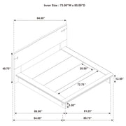 Stillwater California King Platform Bed - 222801KW
