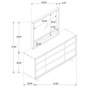 Stillwater Dresser with Mirror - 222803M