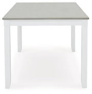 Stonehollow Dining Table and Chairs with Bench (Set of 6) - Gate FurnitureDining Table