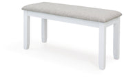 Stonehollow Dining Table and Chairs with Bench (Set of 6) - Gate FurnitureDining Table