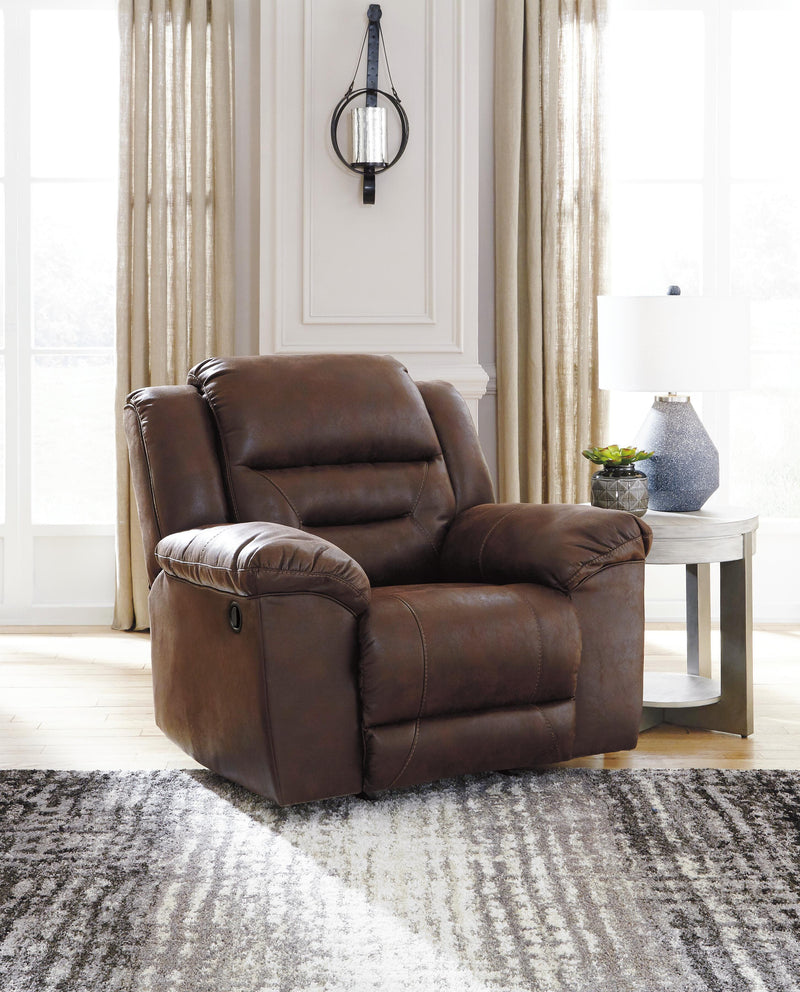 Stoneland Chocolate 2 Reclining Sofas and Recliner - 39904U8
