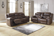 Stoneland Chocolate Power Reclining Living Room Set - Gate FurnitureLiving Room Set