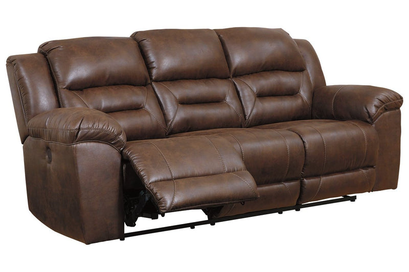 Stoneland Chocolate Power Reclining Sofa - Gate FurniturePower Reclining Sofa