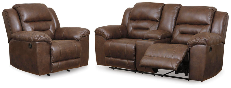 Stoneland Chocolate Reclining Loveseat and Recliner - 39904U5