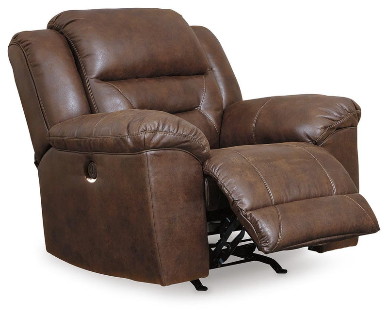 Stoneland Chocolate Reclining Sofa and 2 Power Recliners - 39904U6