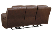 Stoneland Chocolate Reclining Sofa - Gate FurnitureReclining Sofa