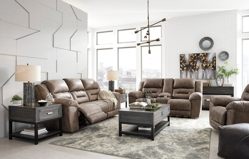 Stoneland Fossil Power Reclining Living Room Set - Gate FurniturePower Reclining Living Room Set