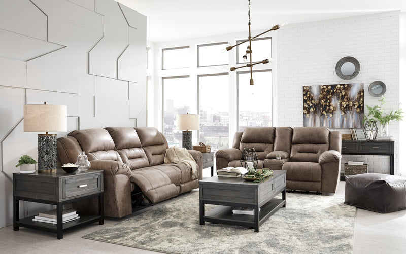 Stoneland Fossil Power Reclining Living Room Set - Gate FurniturePower Reclining Living Room Set