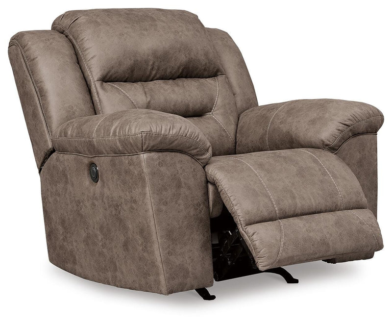 Stoneland Fossil Reclining Sofa and Power Recliner - 39905U7