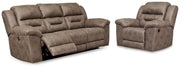 Stoneland Power Reclining Sofa and Manual Recliner - 39905U12