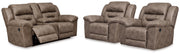 Stoneland Reclining Loveseat and 2 Recliners - 39905U13