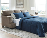 Stonemeade Nutmeg Queen Sofa Sleeper and Loveseat - 59505U11