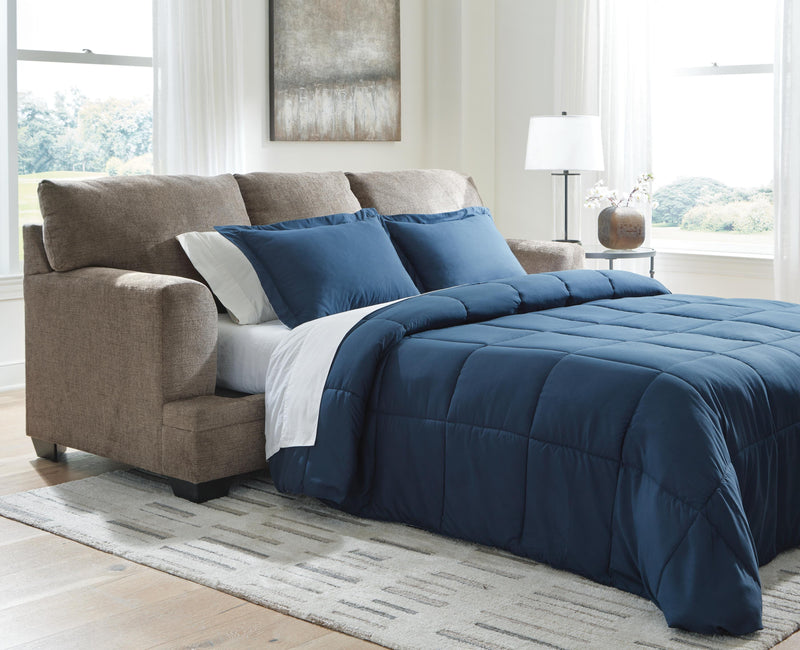 Stonemeade Nutmeg Queen Sofa Sleeper and Loveseat - 59505U11