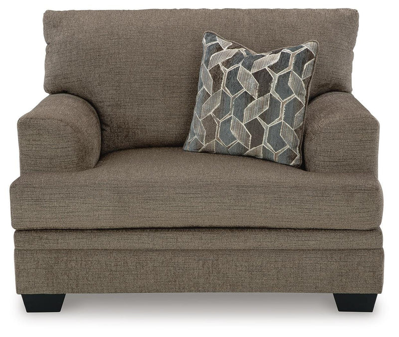 Stonemeade Nutmeg Sofa Chaise and Oversized Chair - 59505U6