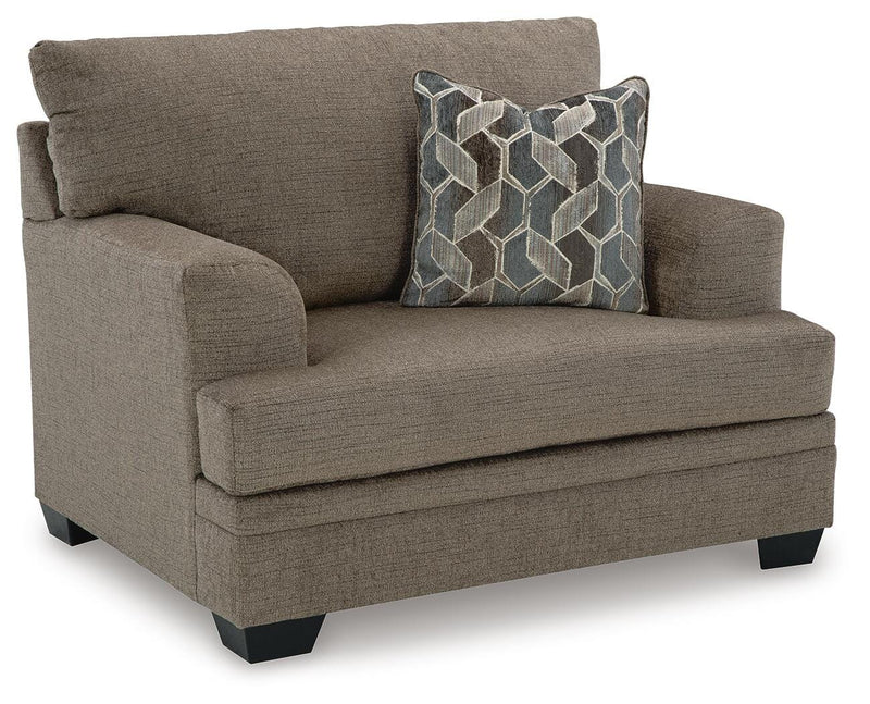 Stonemeade Nutmeg Sofa Chaise and Oversized Chair - 59505U6