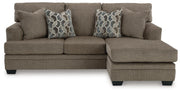 Stonemeade Nutmeg Sofa Chaise and Oversized Chair - 59505U6