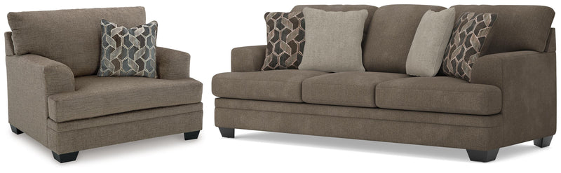 Stonemeade Queen Sofa Sleeper and Oversized Chair - 59505U14