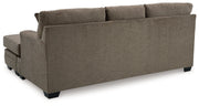 Stonemeade Sofa Chaise, Chair, and Ottoman in Nutmeg - PKG018541