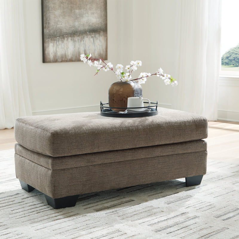 Stonemeade Sofa Chaise, Chair, and Ottoman in Nutmeg - PKG018541
