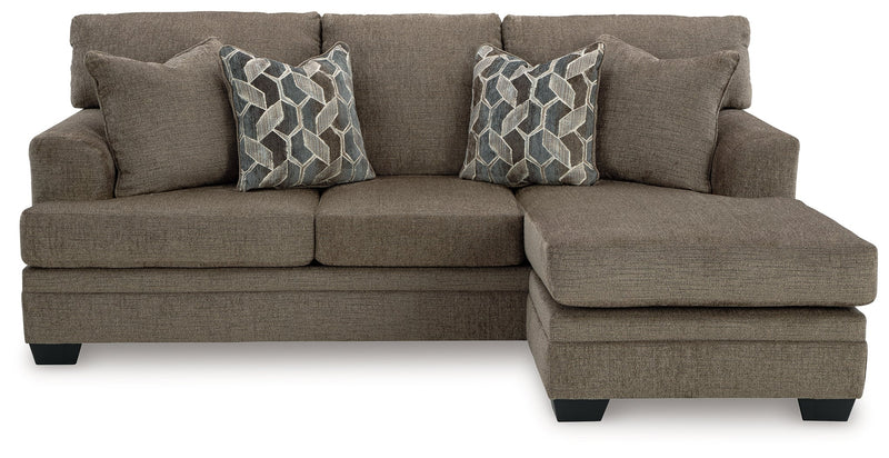 Stonemeade Sofa Chaise, Chair, and Ottoman in Nutmeg - PKG018541