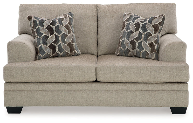 Stonemeade Sofa, Loveseat, Chair and Ottoman in Taupe - PKG018536