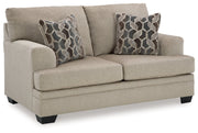 Stonemeade Sofa, Loveseat, Chair and Ottoman in Taupe - PKG018536