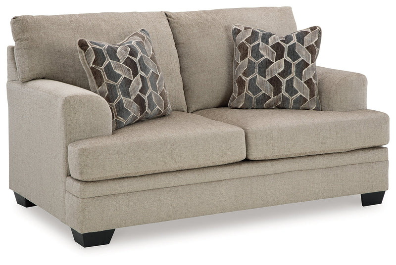 Stonemeade Sofa, Loveseat, Chair and Ottoman in Taupe - PKG018536