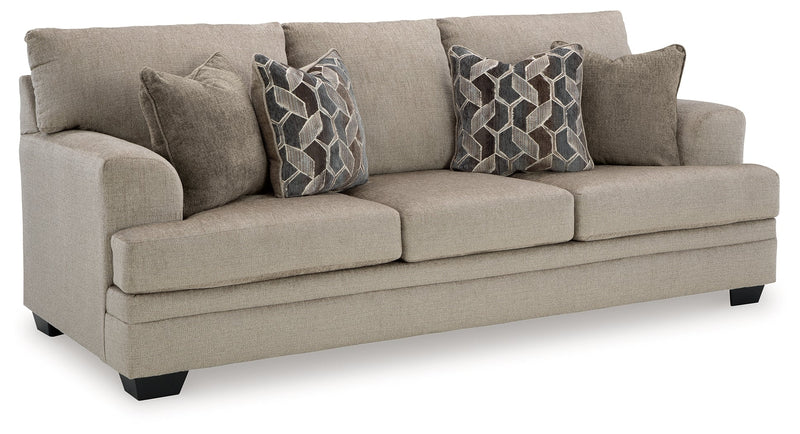 Stonemeade Sofa, Loveseat, Chair and Ottoman in Taupe - PKG018536