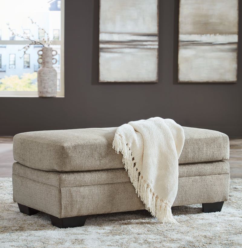 Stonemeade Sofa, Loveseat, Chair and Ottoman in Taupe - PKG018536