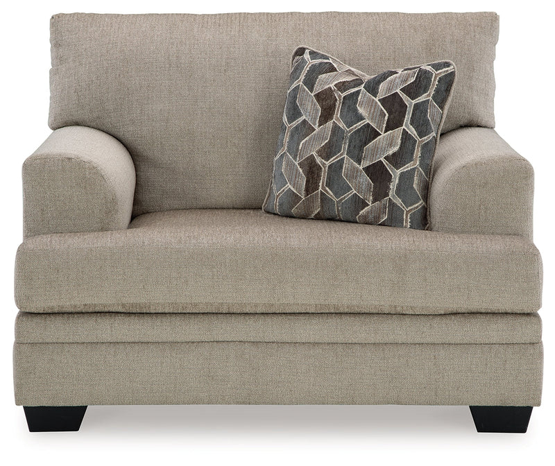Stonemeade Sofa, Loveseat, Chair and Ottoman in Taupe - PKG018536