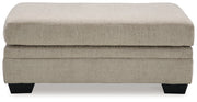 Stonemeade Taupe Ottoman - 5950414