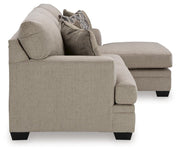 Stonemeade Taupe Sofa Chaise and Oversized Chair - 59504U6