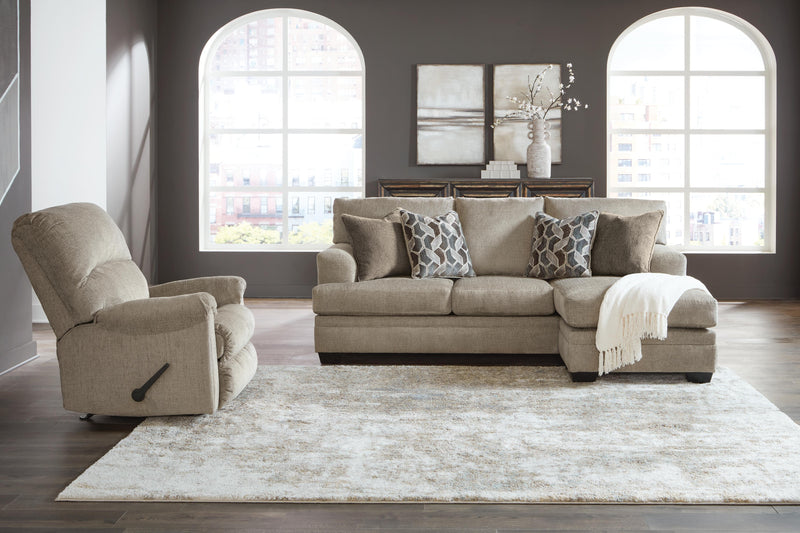 Stonemeade Taupe Sofa Chaise and Recliner - 59504U5