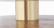 Stonewood Marble Top And Acacia Wood Base Coffee Table in Natural - 221-CT