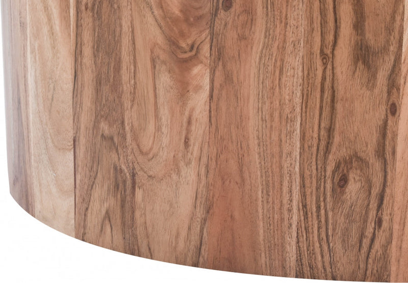 Stonewood Marble Top And Acacia Wood Base Coffee Table in Natural - 221-CT