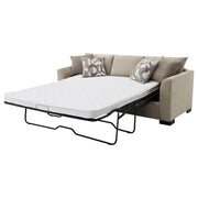 Storey Upholstered Sleeper Sectional Chaise Sofa Camel - 504778