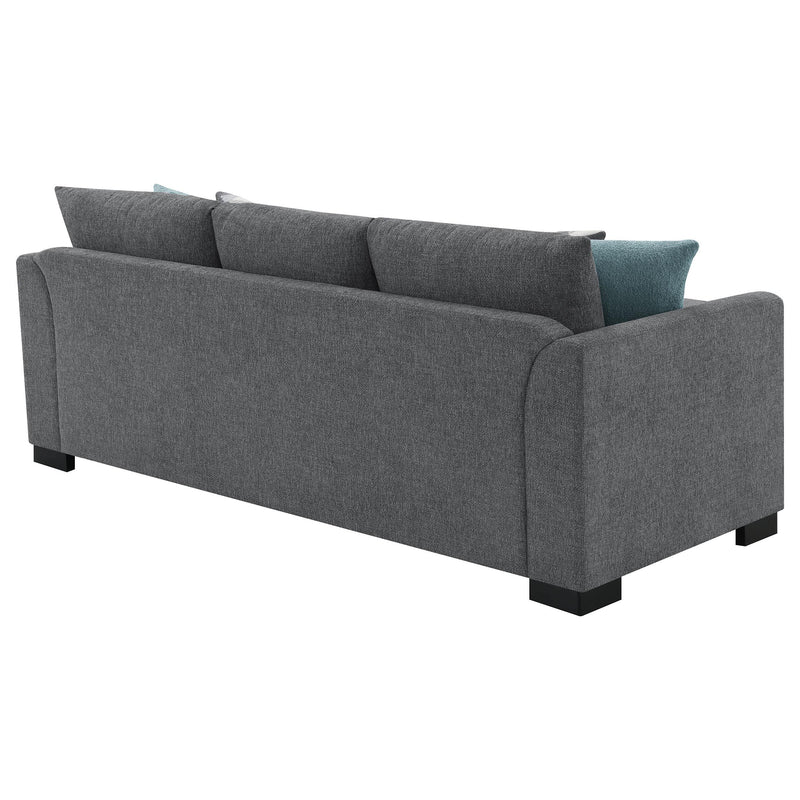 Storey Upholstered Sleeper Sectional Chaise Sofa Grey - 504779
