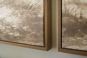 Stormish Beige/Brown Wall Art (Set of 2) - A8000534