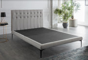 Stratton Full Foundation & Headboard (Bell Basic Light Grey) 1 Piece - 28STTW200200003