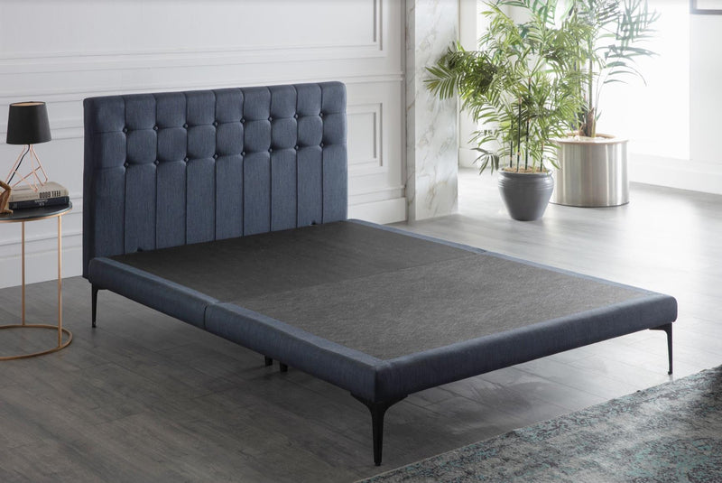 Stratton King Foundation & Headboard (Bell Basic Navy) 1 Piece - 28STTP100200001