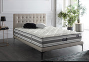 Stratton Queen Foundation & Headboard (Bell Basic Cream) 1 Piece - 28STTX700200002