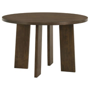 Strouse 47-inch Round Wood Dining Room Table Walnut - 193940WAL