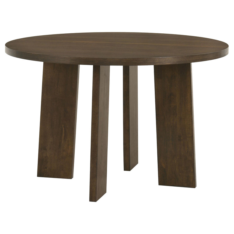 Strouse 47-inch Round Wood Dining Room Table Walnut - 193940WAL
