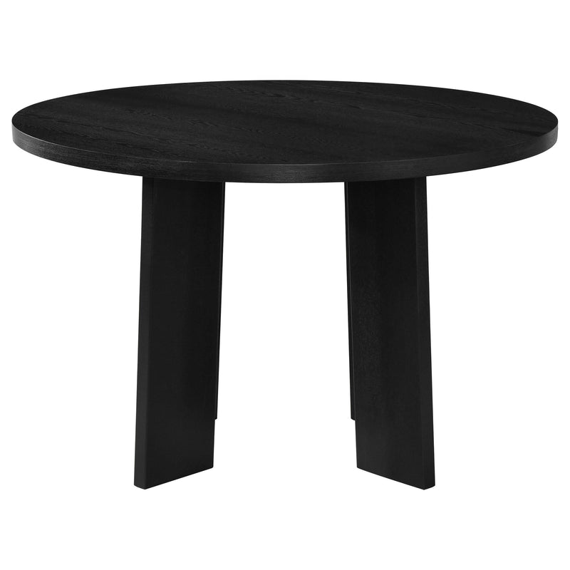 Strouse 5-piece Dining Set Black - 193940BLK-S5G