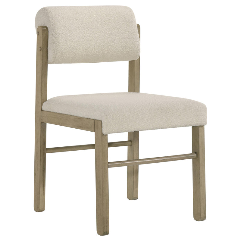 Strouse 5-piece Dining Set Cream and Natural Oak - 193940NAT-S5B
