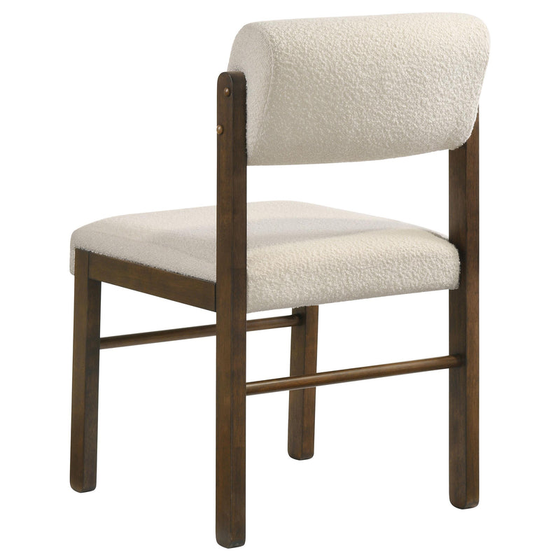 Strouse 5-piece Dining Set Cream and Walnut - 193940WAL-S5B